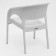 The Rattan Ola Dom chair, white, 58 x 62 x 80.5 cm