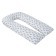 Pregnant pillow U-shaped, size 35 × 340 cm, clouds gray