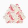 Box for confectionery products with PVC lid "Pink flowers", 18 x 3 cm