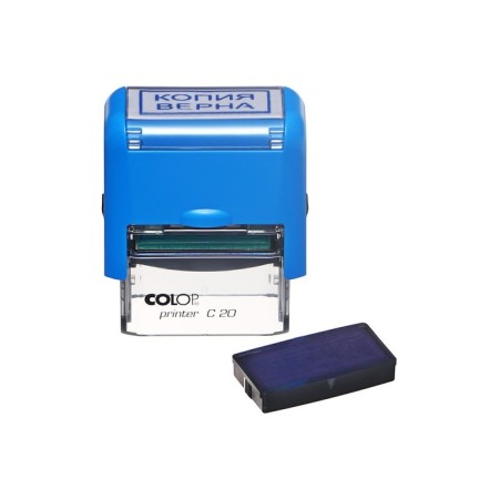Automatic COLOP "Copy is true", 38 x 14 mm, blue-3