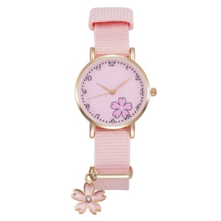 Women's watch "Flower", pink