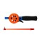 Winter fishing rod, neoprene pen, length 33 cm, orange color, HFB-34