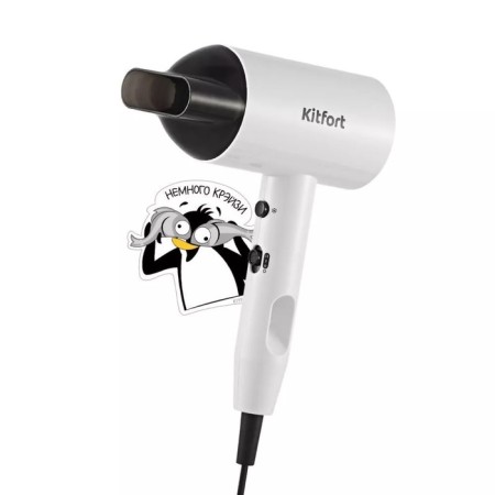 FEN KitFort KT-3255, 1800 W, 2 speeds, 3 temperature regimes, white-black-4