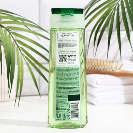 Hair shampoo clean line "Silky shine", 250 ml-4