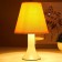 Table lamp 92204 1he14 15W pearls/yellow d = 18 cm, h = 28.5 cm risalux