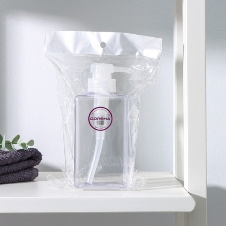Doster for liquid soap of the share, 700 ml, 6.5 × 20 cm, the color is transparent-6
