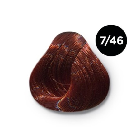 Cream-coloring hair permanent OLLIN Professional Color, tone 7/46 blunder copper-red, 100 ml-1