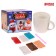 New Year's set for decor mug with polymer clay “New Year! Funny snowman "