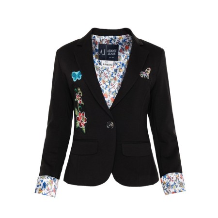 Female jacket, black color, size 42-7