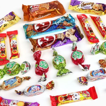 Sweet children's New Year's gift "New Year's Parcel", sweets 300g.-3