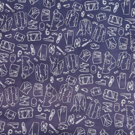 Paper packaging, glossy "fashion", bilateral, 50 x 70 cm-4