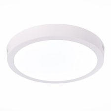 The lamp is wall-flowing ST LUCE. ST112.532.18. 1x18 W, LED, 3000K, 1225 LM, 21x21x2.8 cm, white color