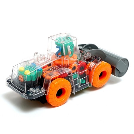 Tractor "gears", works on batteries, lighting effects, mix-2