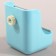Feeder, for grain and hay (2 in 1), for rabbits, blue
