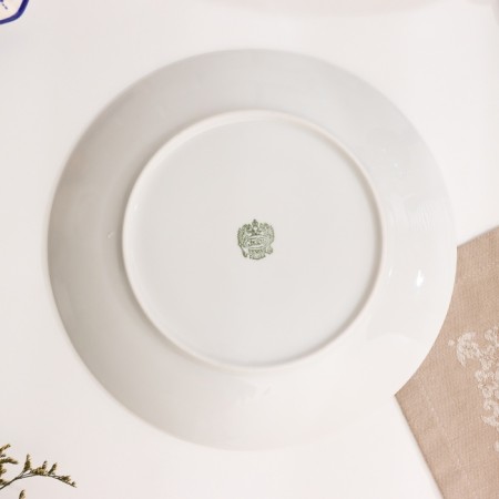 Plate "Romance Bouquet", D-240mm, Neo Gzhel-3