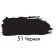 Acrylic art tube paint 75 ml, Brauberg "Black"
