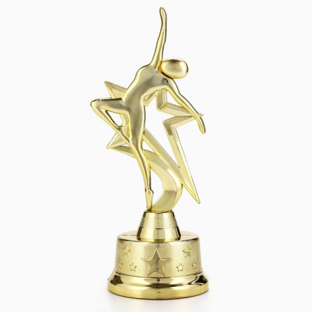 The award figure "You are the best", gold, plastic, 21.5 x 7.5 cm-4