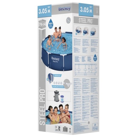 Frame Pool 305 x 76 cm, filter pump, 56679 Bestway-7