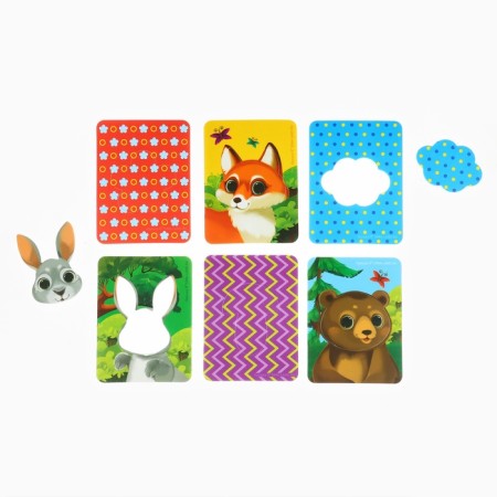 Set for bathing 2 in 1 forest adventures: book Coloring and Puzzles - Sorter. I am crumbs-11