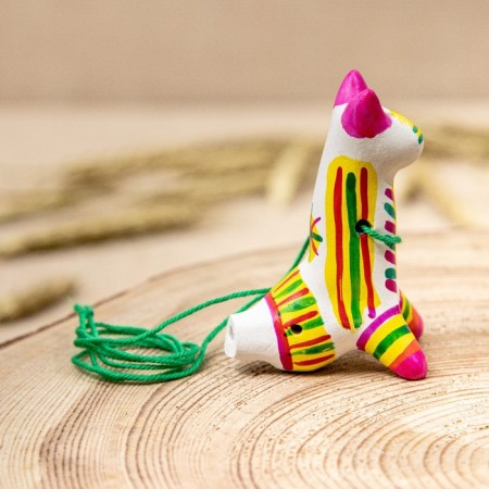 Filimonovskaya toy - whistle "Kotik"-5