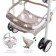 Summer stroller for dolls, metal frame
