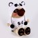 Soft toy "Bonya", in a suit panda