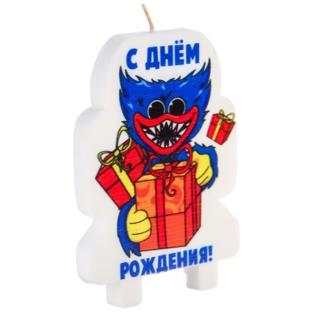 Candle for Cake "Happy Birthday!", Monster-4