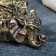 Steel for trifles "on four elephants" gold, 13x13x5cm