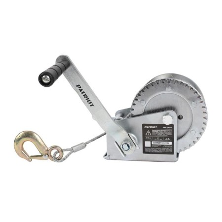 Manual winches Patriot WH 540V, cable 8 m, force 540 kg-2