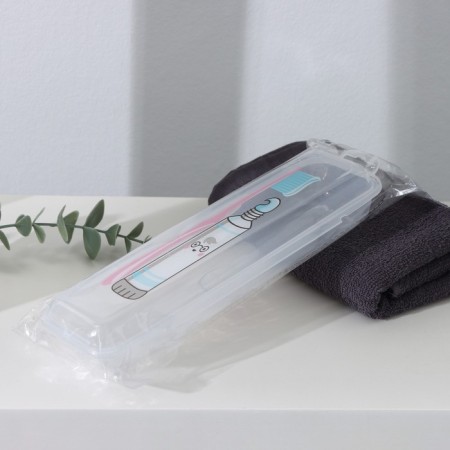 Case for toothbrush and pasta "Friends", 24 × 7 cm, transparent color-3