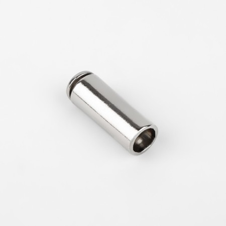 Tip for the cord cylinder, d = 6 × 15 mm, 4 pcs, silver color-1