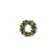 Basket for toys "New Year's Wreath, size 35x50 cm