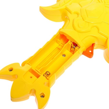 Sword with gears, light and sound effects, works from batteries-4