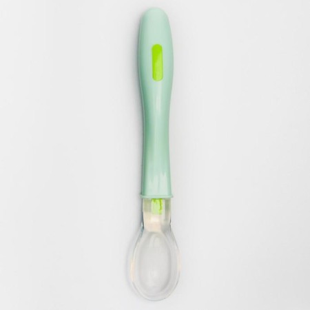 A spoon for nursery for feeding silicone, from 5 months, color mix-2