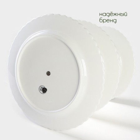 Porcelain dish 3-tier Bellatenero, D = 18/22/26 cm, white color-2