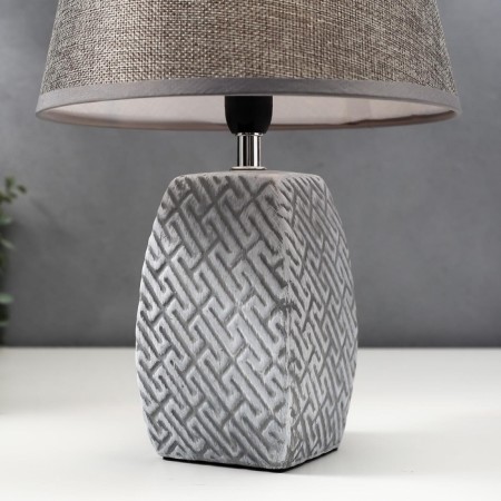 Table lamp 16444/1GR E14 40W gray 22x22x34 cm Risalux-7