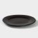 Porcelain plate Carbone, D = 20 cm, black color
