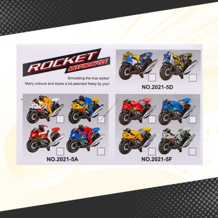 Inertial Biker motorcycle, mix-8