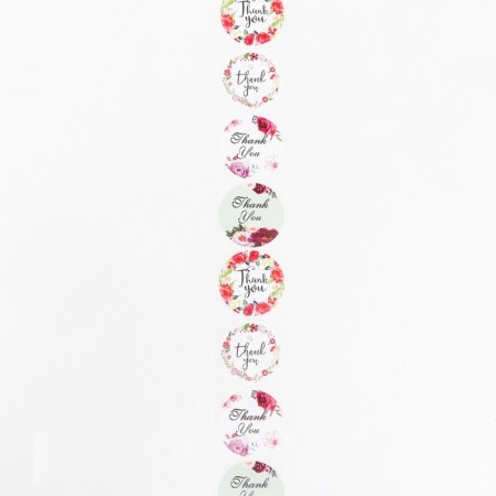 Stickers in the roll "That You", 500 pcs, 3.8 x 3.8 cm-1