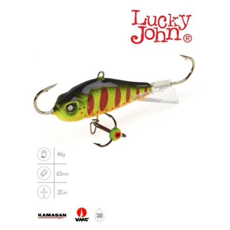 Balancir Lucky John Baltic 6 + tee, 6 cm, color 201 blister