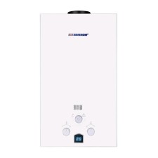 Водонагреватель Edisson E 20 D, проточный, газовый, 20 кВт, 10 л/мин, дисплей, белый
