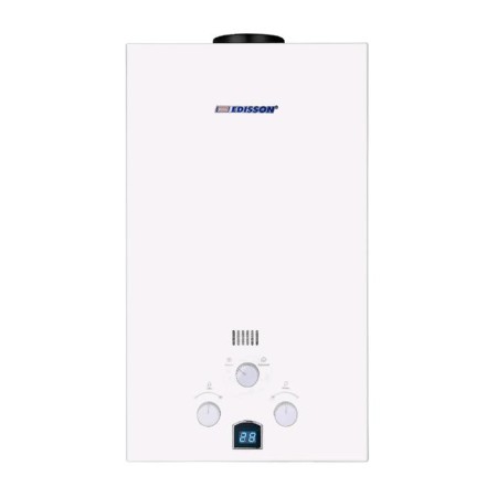 EDISSON E 20 D water heater, flow, gas, 20 kW, 10 l/min, display, white