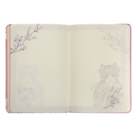 Gift notebook, a6+ 132 sheets, color block, with a stream on a magnet, PVC cover, "anime", mix-6