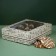 The box is self-assembly, the lid is, with the window, the “floral flight” is 18 x 15 x 5 cm