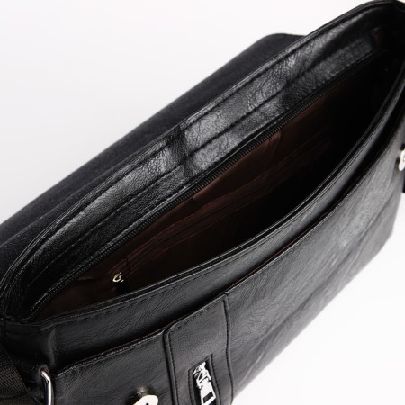 Male bag, black color-4