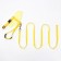 Angel ammunition set, size s, slope 20-34 cm, leash 120 x 1 cm, yellow