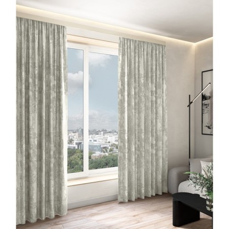 Curtain "Canyon", size 200x260 cm, olive color