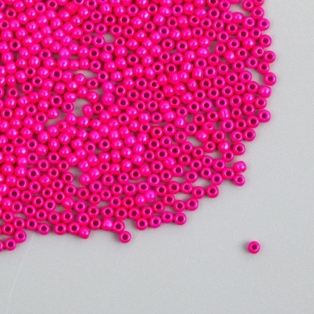 Glass bead 12/0 "bright pink" smooth No. 687 450 gr-1