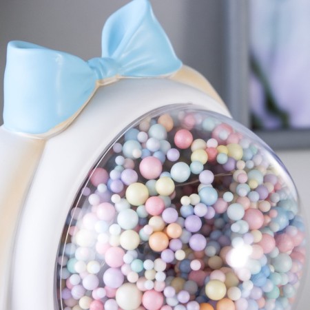Night -night "Bunny" LED from batteries beige 9x14x14 cm Risalux-5
