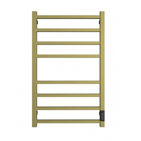 Electric towel "Dvin" L Plaza Neo, 800x500 mm, dimmer, bronze semi -gloss-1